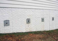 Exterior Home Foundation Tie Back