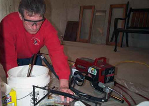 urethane basement waterproofing tools